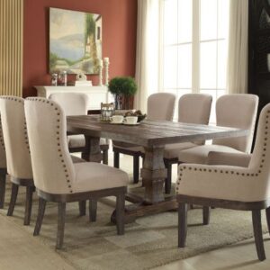 Dining Table| Arm Chair (2)| Side Chair (4)