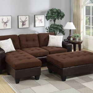 F6928 - Reversible Sectional Set W/ Ottoman