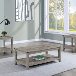 Milton | 3 Pc. Table Set | Gray