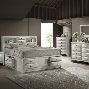 Emily Bedroom Suite | Queen Bedroom Set | 4 Pc